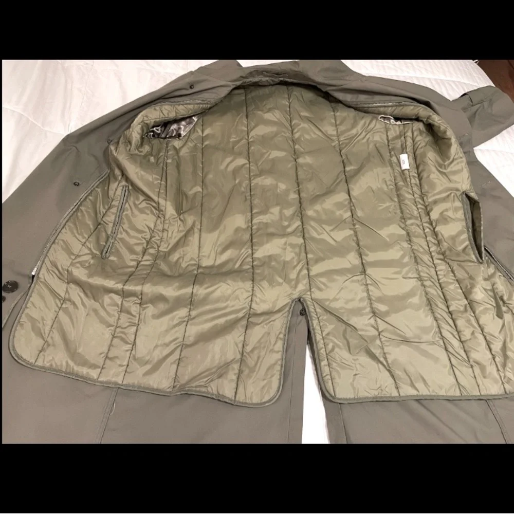 Military DSCP Valor Collection Mens Coat All-Weather Trench Coat Khaki Size 40 R